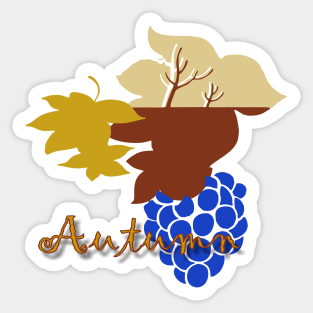 Autumn or Fall Sticker